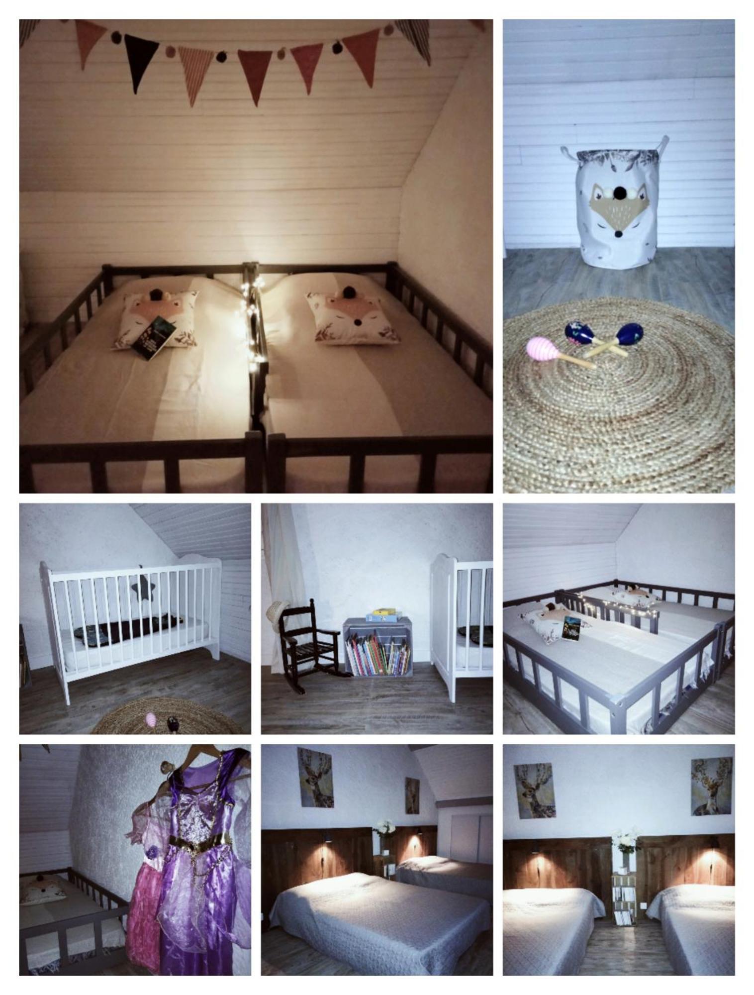 Chambre Familiale Anna "Mon Lit Au Pre" , Jusqu'A 4 Adultes Et 2 Enfants Avec Piscine Familles, Couples Ou Femmes Seulement Pontours Exterior photo